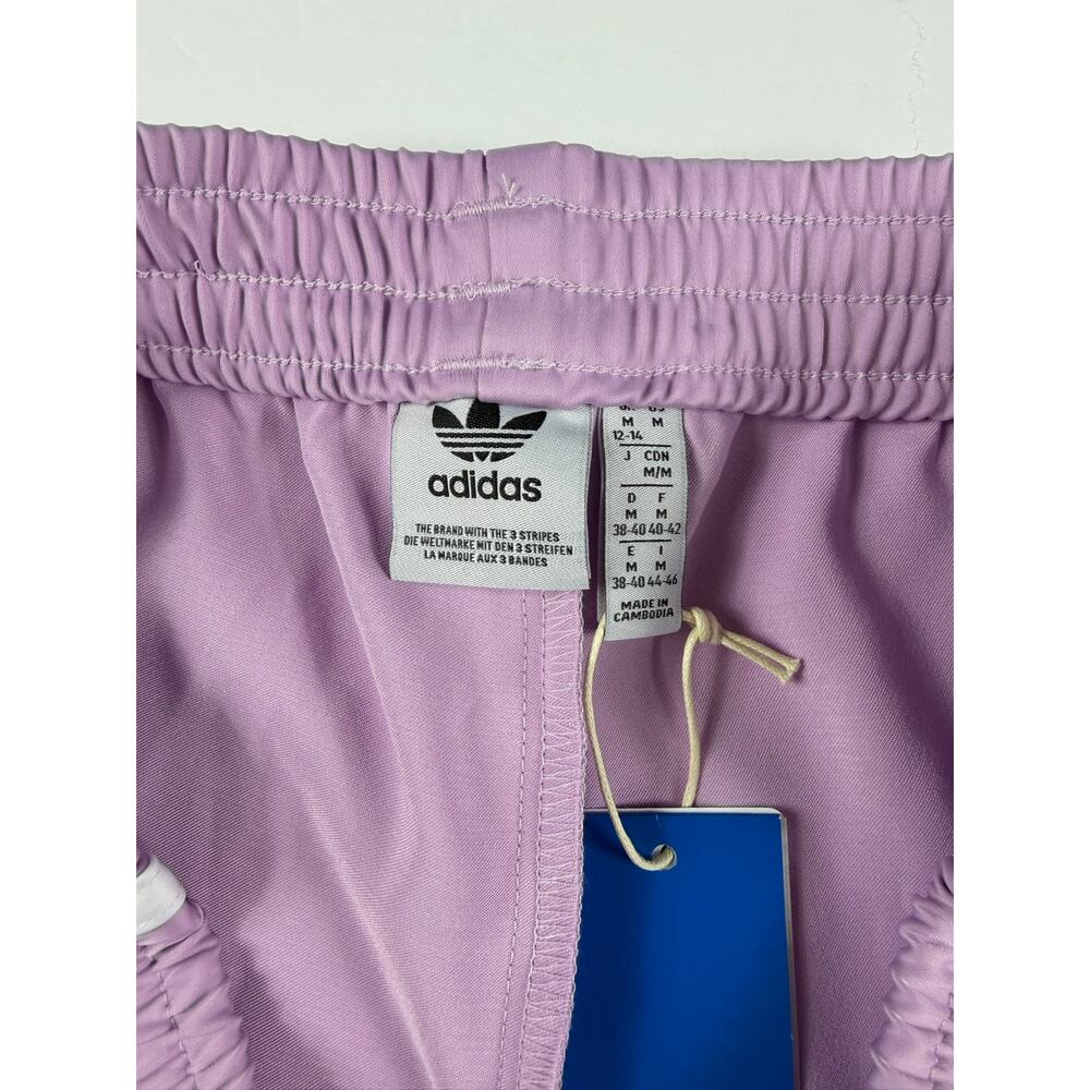 NEW Adidas Originals Women’s Orchid Purple Sprinter Shorts Trefoil Medium - Picture 4 of 7